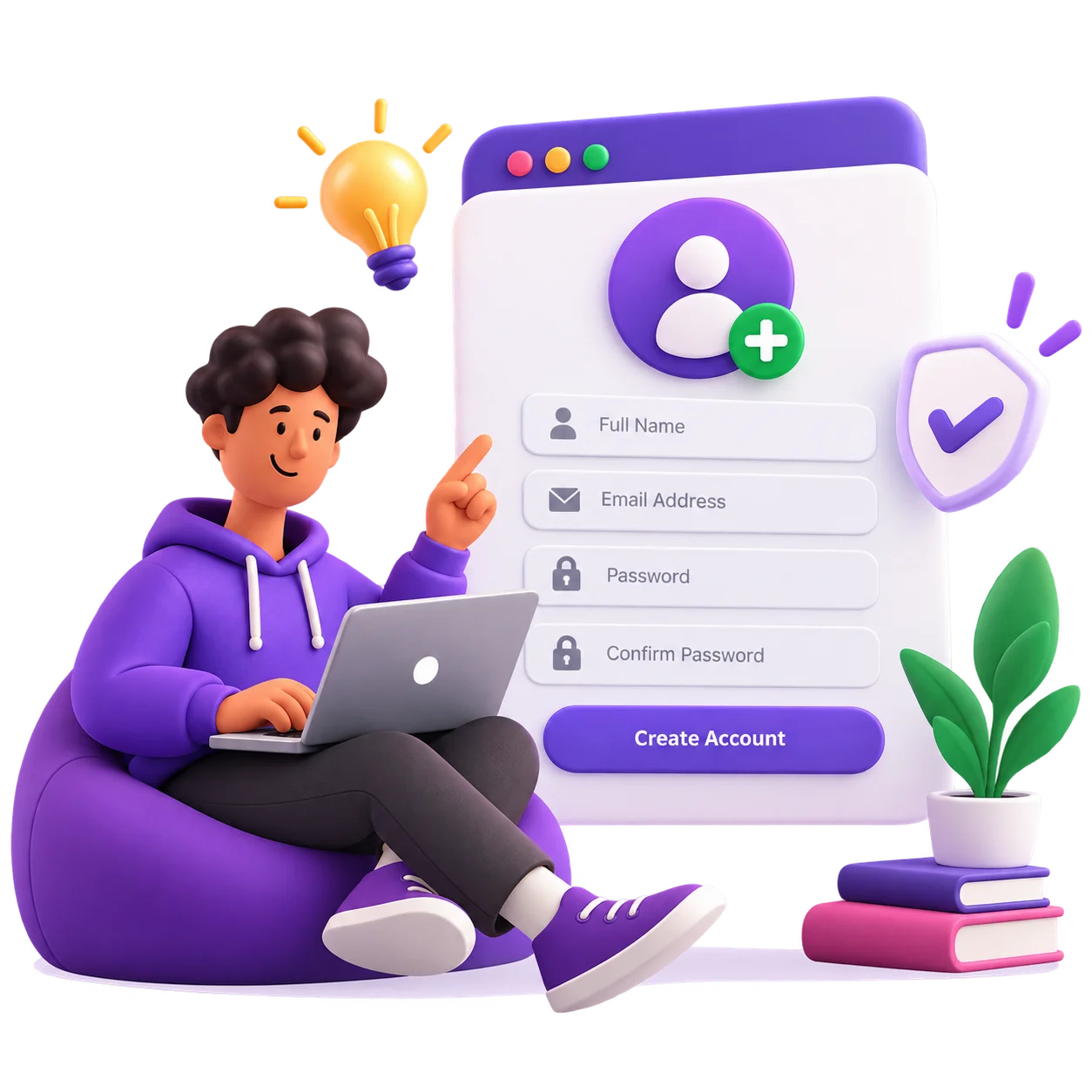 Ignition Create Account Graphic